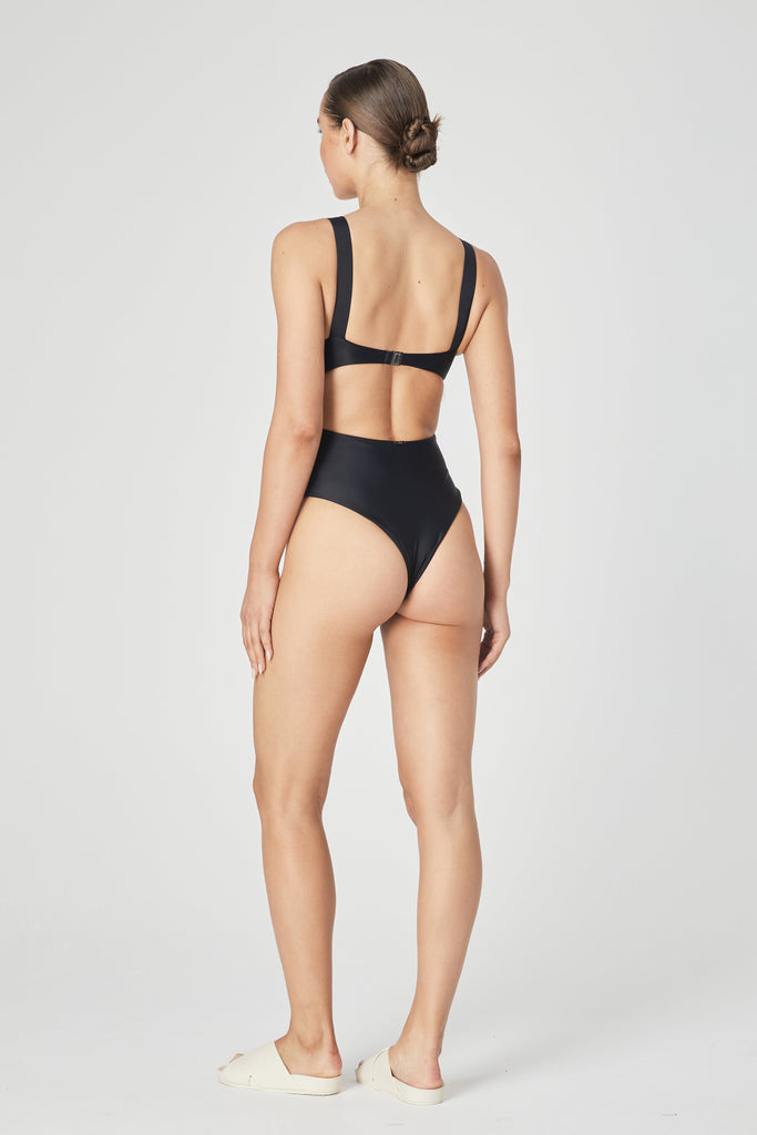 Mahé Cutout Swimsuit - Black